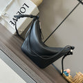 Loewe Luna Hobo 28 Bag in Black Calfskin