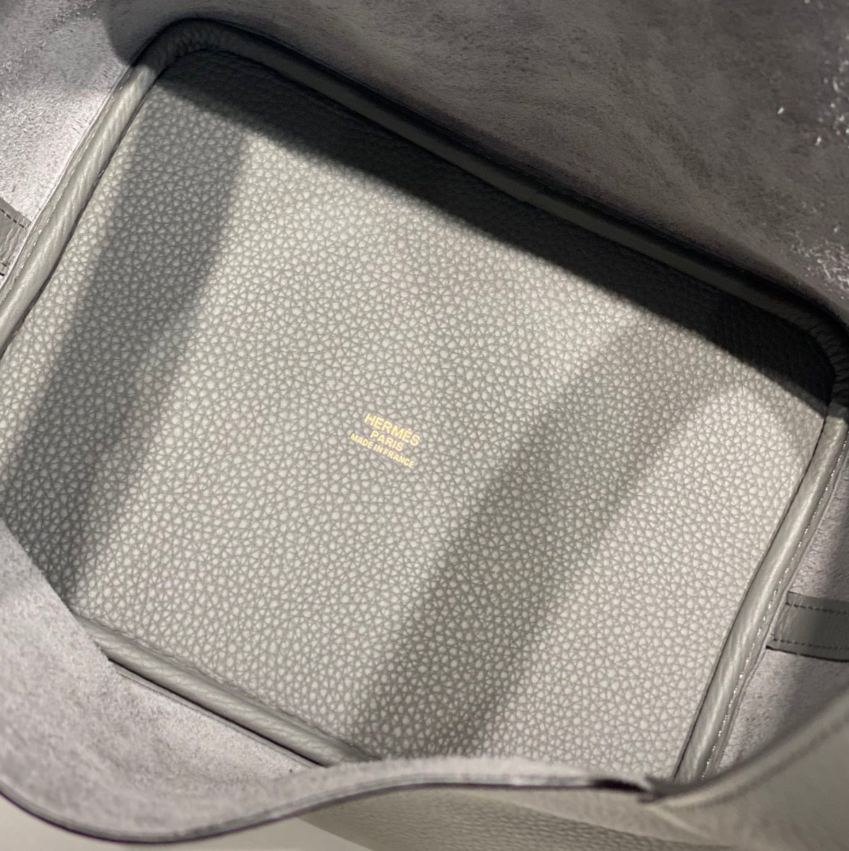 Hermes Picotin Lock 22 Grey Togo Ghw Bag