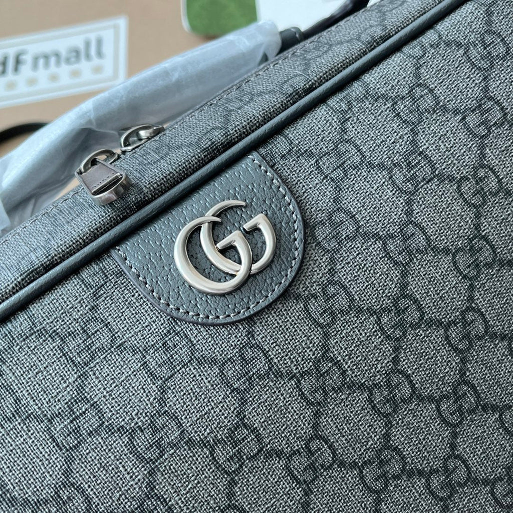 Gucci Ophidia Shoulder Bag 36 in Dark Grey Calfskin