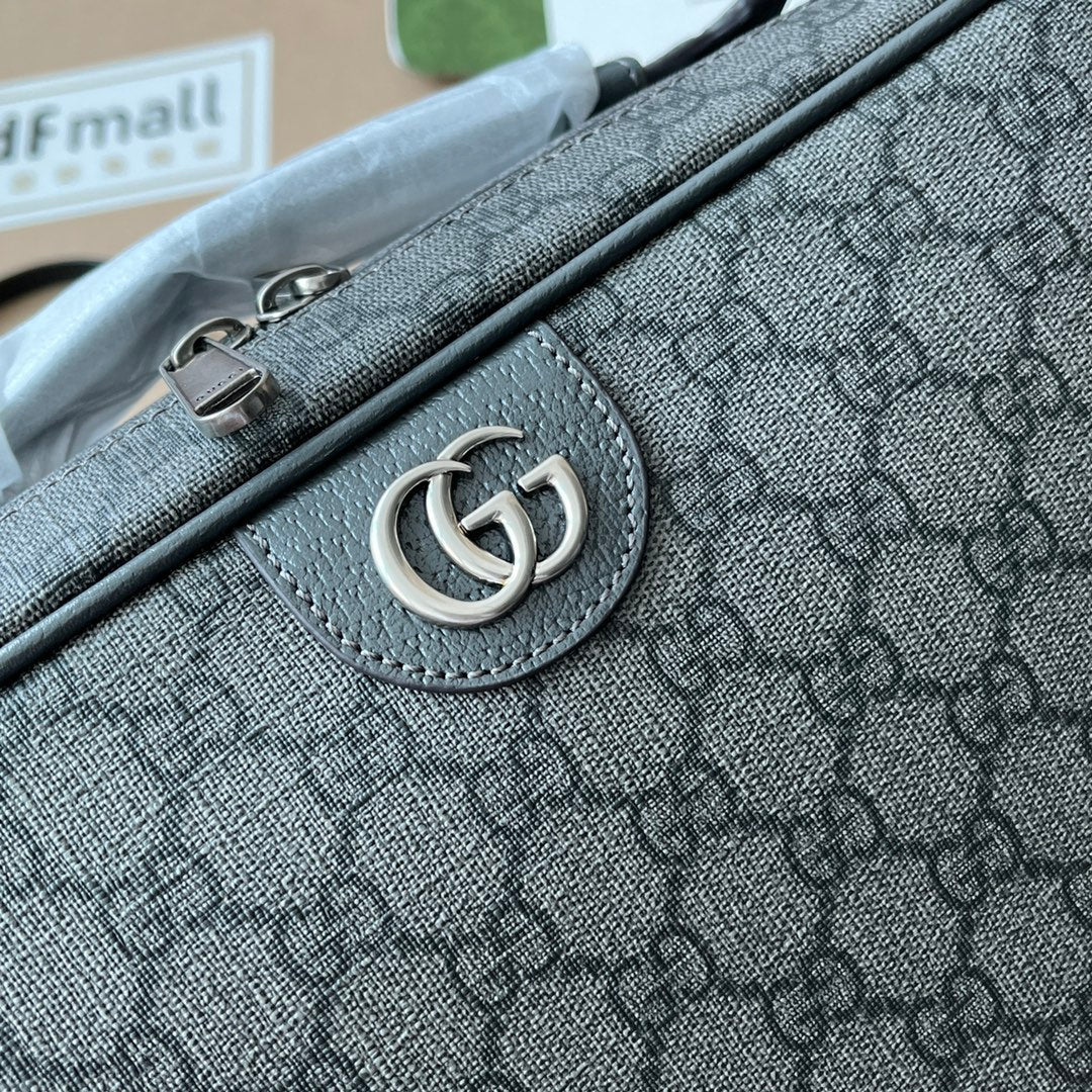 Gucci Ophidia Shoulder Bag 36 in Dark Grey Calfskin