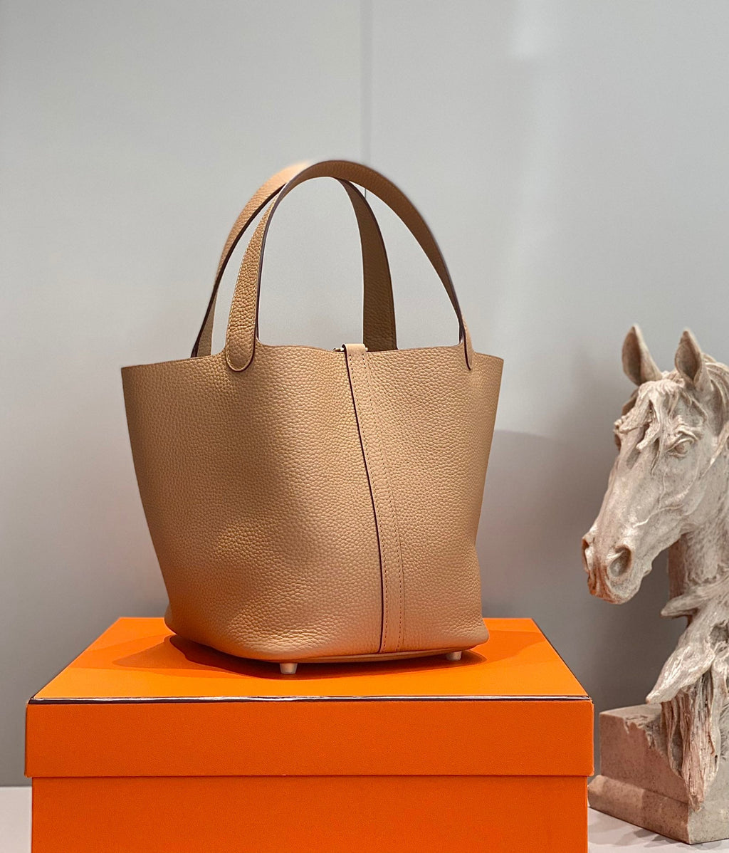 Hermes Picotin Lock 22 Beige Togo Ghw Bag