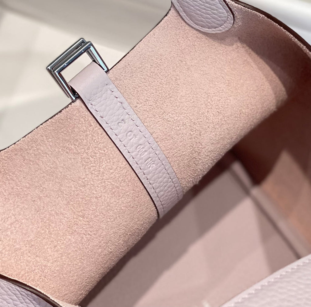 Hermes Picotin Lock 18 Soft Pink Togo Shw Bag