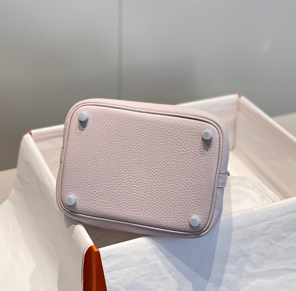 Hermes Picotin Lock 18 Soft Pink Togo Shw Bag