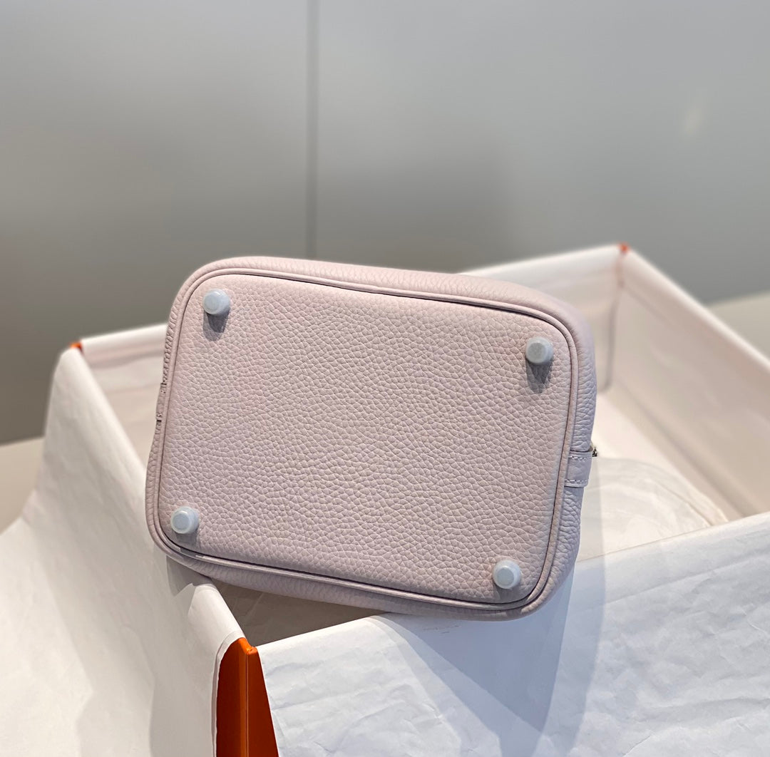 Hermes Picotin Lock 18 Soft Pink Togo Shw Bag