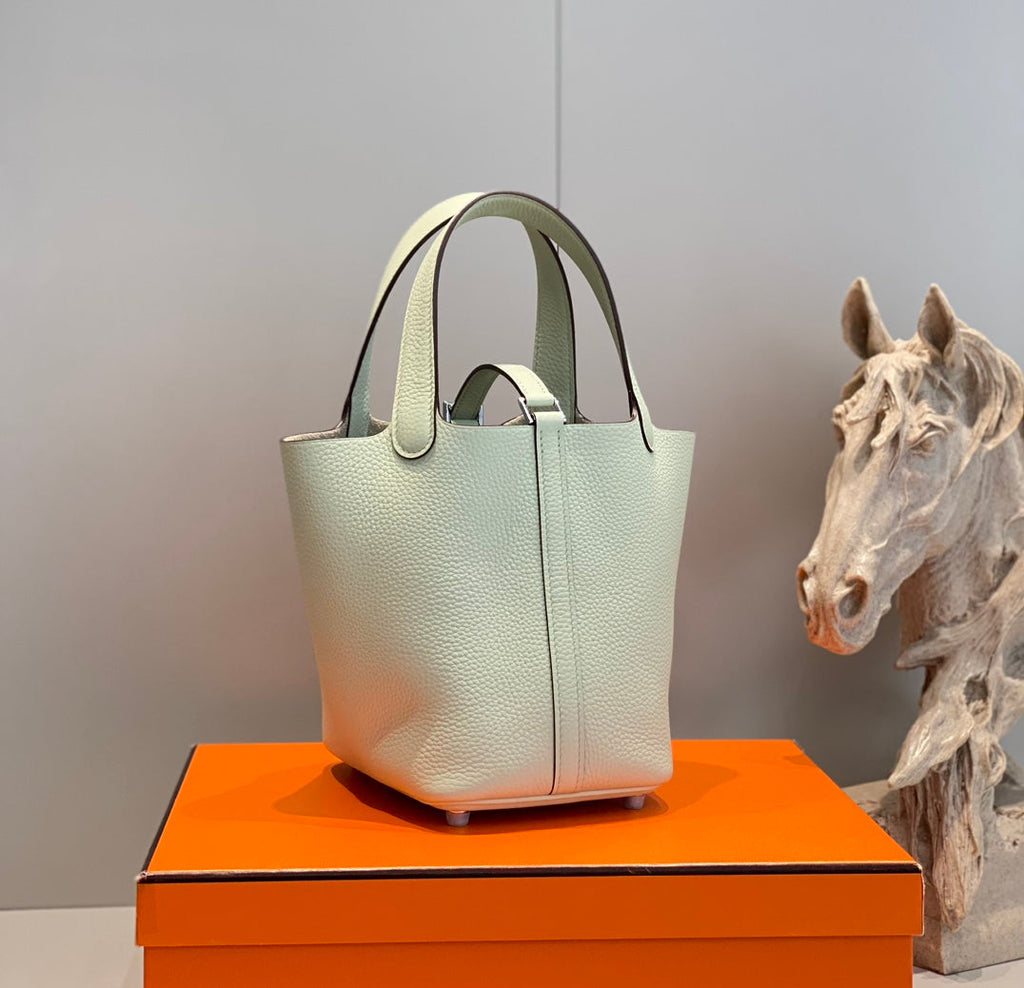 Hermes Picotin Lock 18 Lime Togo Shw Bag