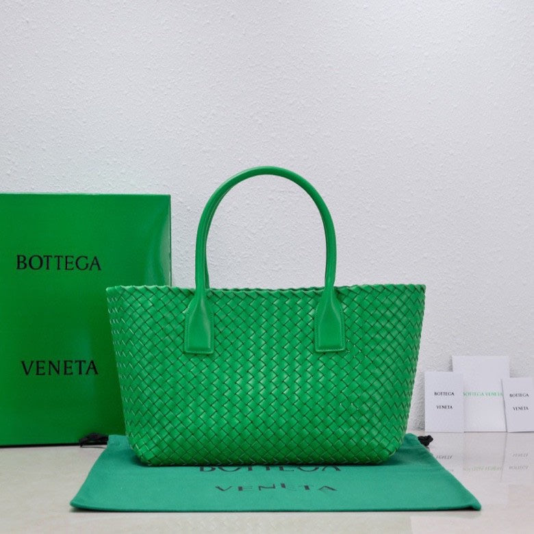 Bottega Veneta Large Cabat 45cm Green Lambskin Ghw Bag