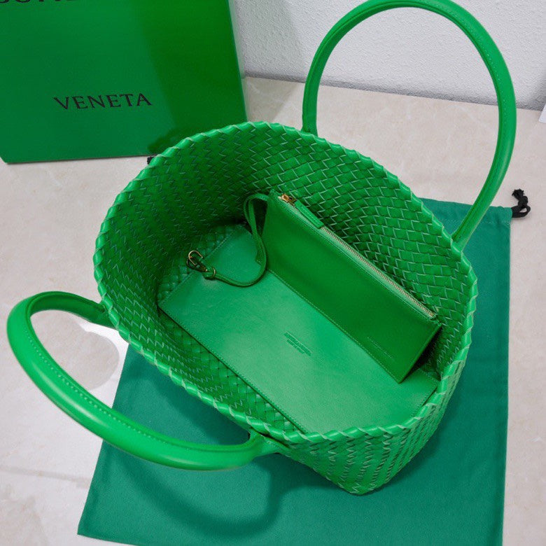 Bottega Veneta Large Cabat 45cm Green Lambskin Ghw Bag