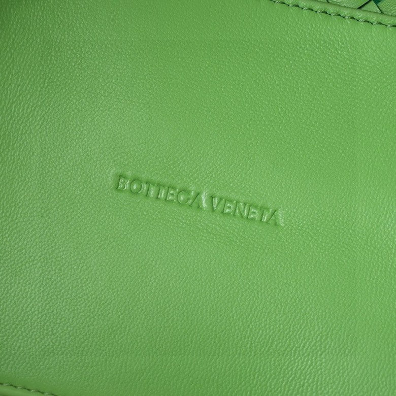 Bottega Veneta Mini Cabat 20cm Green Lambskin Ghw Bag
