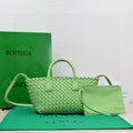 Bottega Veneta Mini Cabat 20cm Green Lambskin Ghw Bag