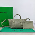 Bottega Veneta Mini Cabat 20cm Light Green Lambskin Ghw Bag
