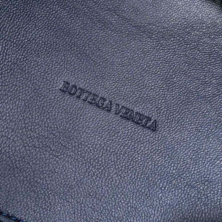 Bottega Veneta Mini Cabat 20cm Blue Lambskin Ghw Bag