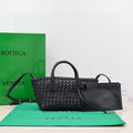 Bottega Veneta Mini Cabat 20cm Black Lambskin Ghw Bag