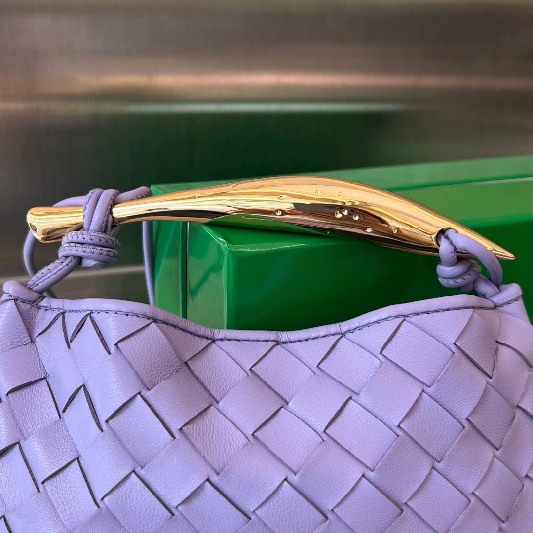 Bottega Veneta Sardine 20 with Chain in Orchid Purple Lambskin Bag