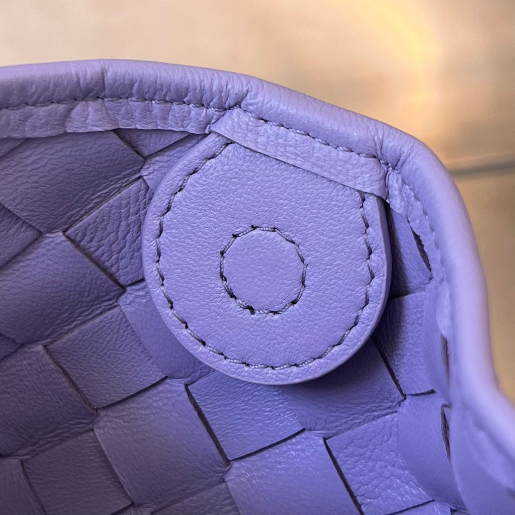 Bottega Veneta Sardine 20 with Chain in Orchid Purple Lambskin Bag