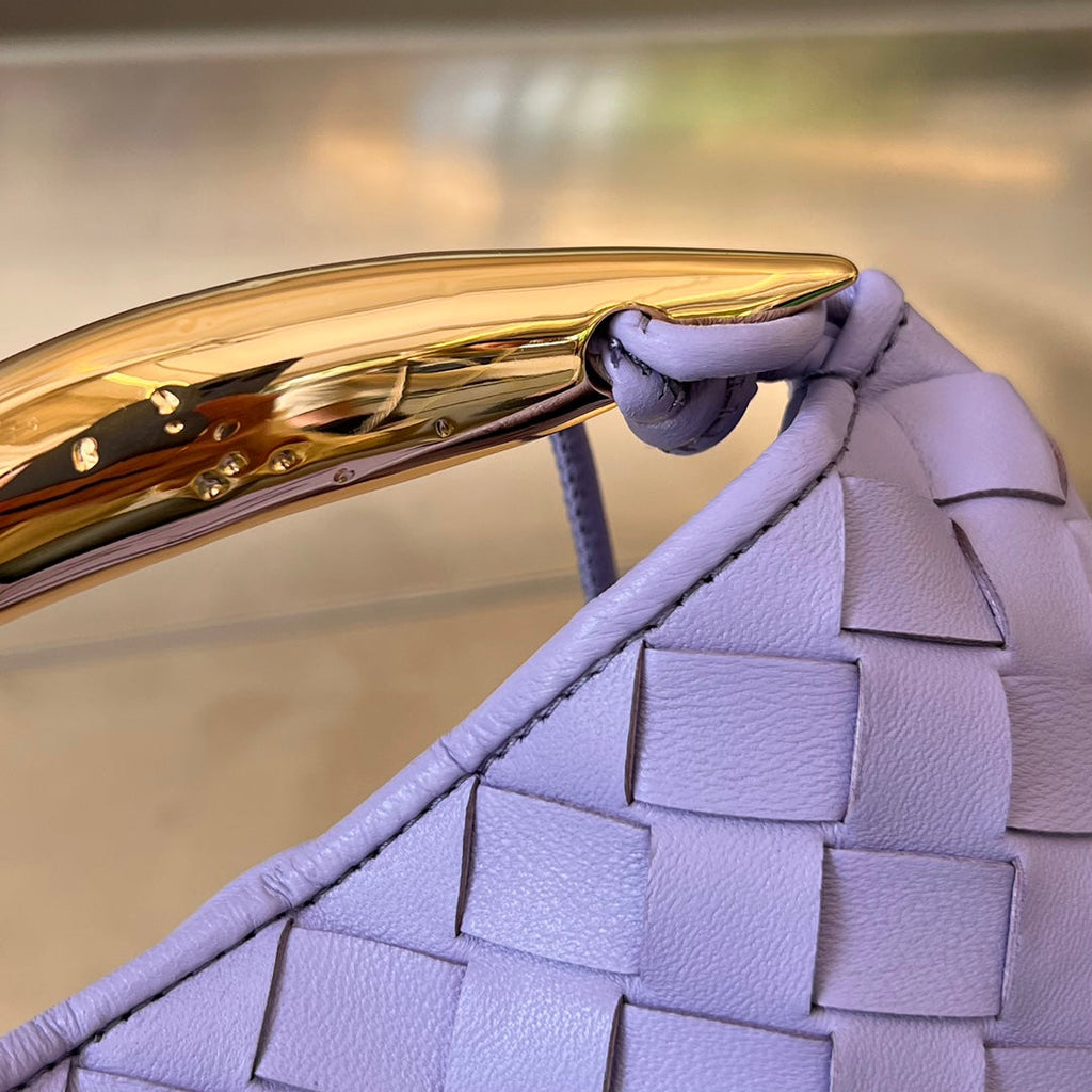 Bottega Veneta Sardine 20 with Chain in Orchid Purple Lambskin Bag