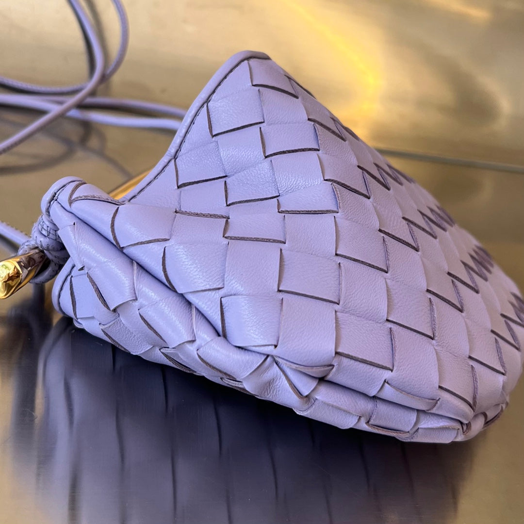 Bottega Veneta Sardine 20 with Chain in Orchid Purple Lambskin Bag
