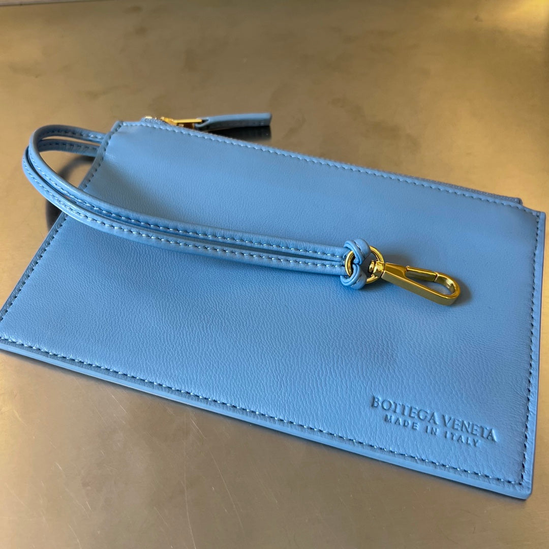 Bottega Veneta Mini Cabat 20 in Sky Blue Lambskin Bag