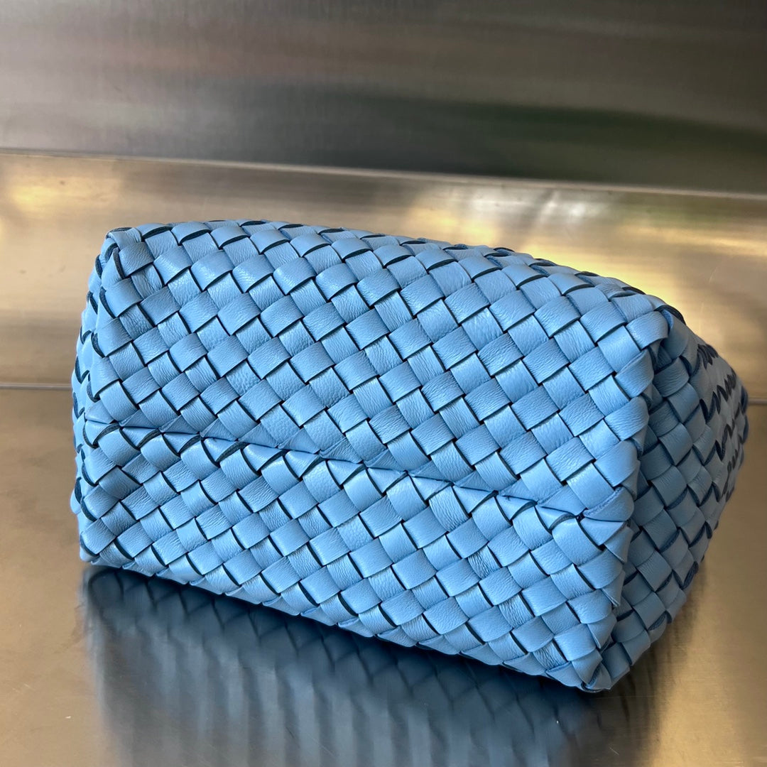 Bottega Veneta Mini Cabat 20 in Sky Blue Lambskin Bag