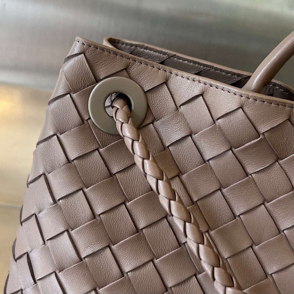 Bottega Veneta Small Andiamo 29 in Beaver Brown Lambskin Bag