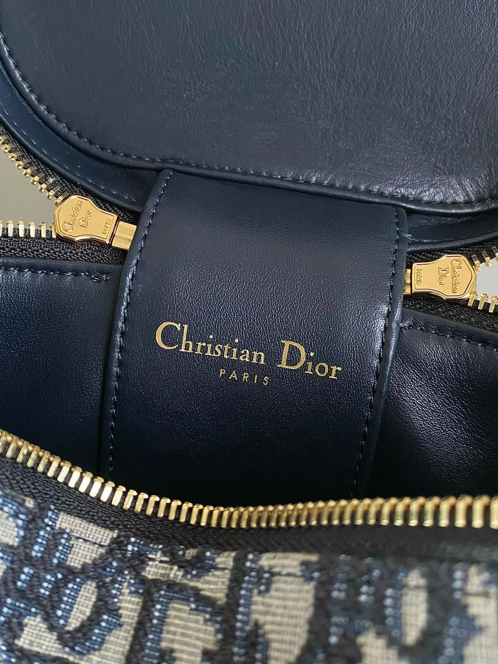 Dior Signature Vanity 16 in Blue Oblique Jacquard Bag