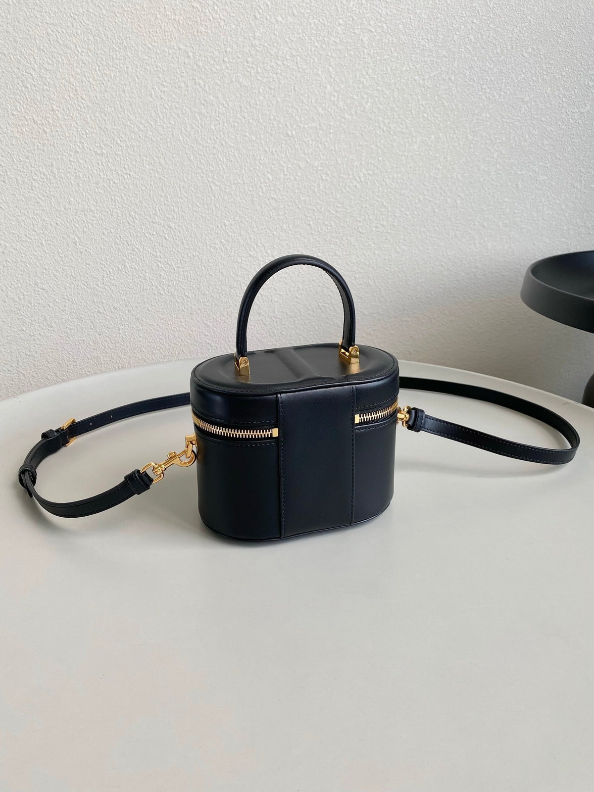 Dior Signature Vanity 16 in Black Lambskin Bag