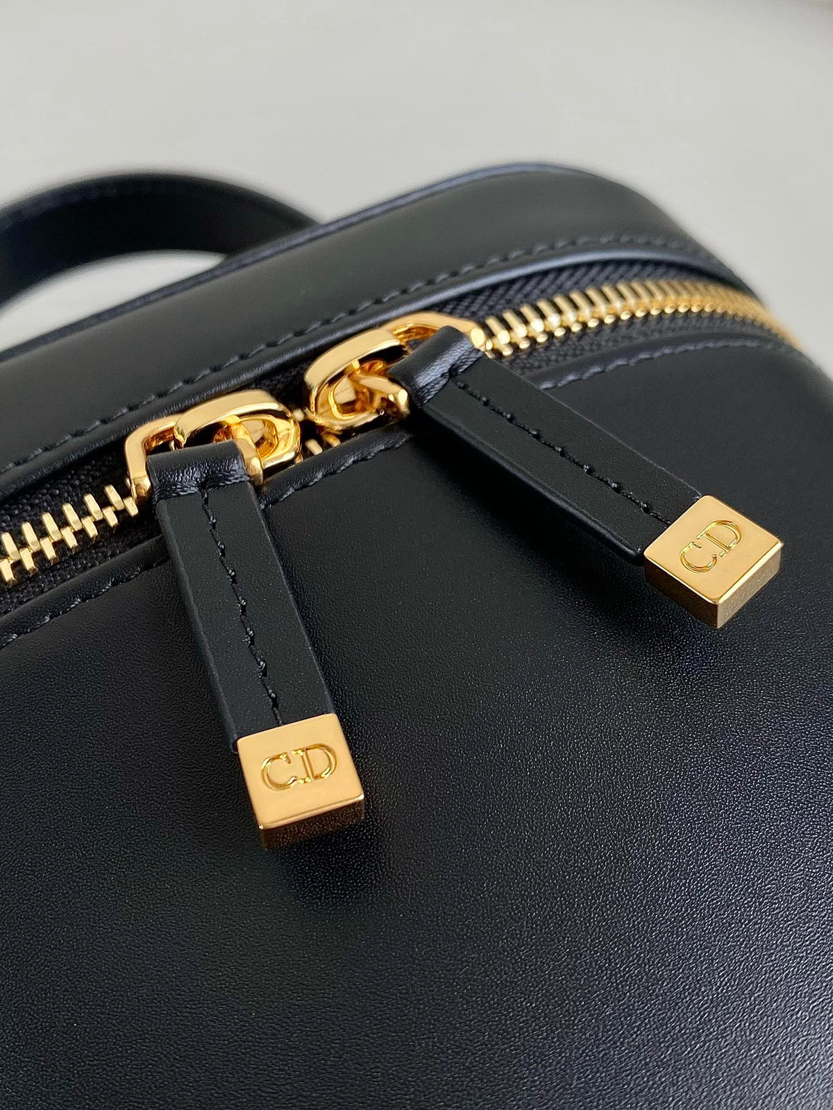 Dior Signature Vanity 16 in Black Lambskin Bag