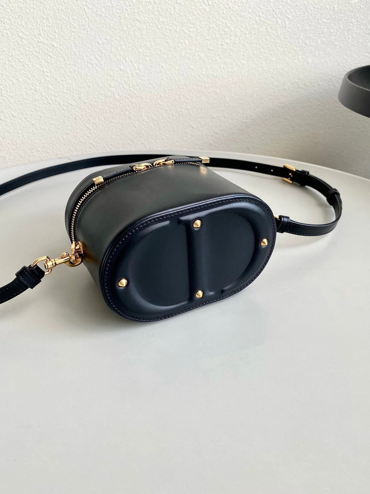 Dior Signature Vanity 16 in Black Lambskin Bag