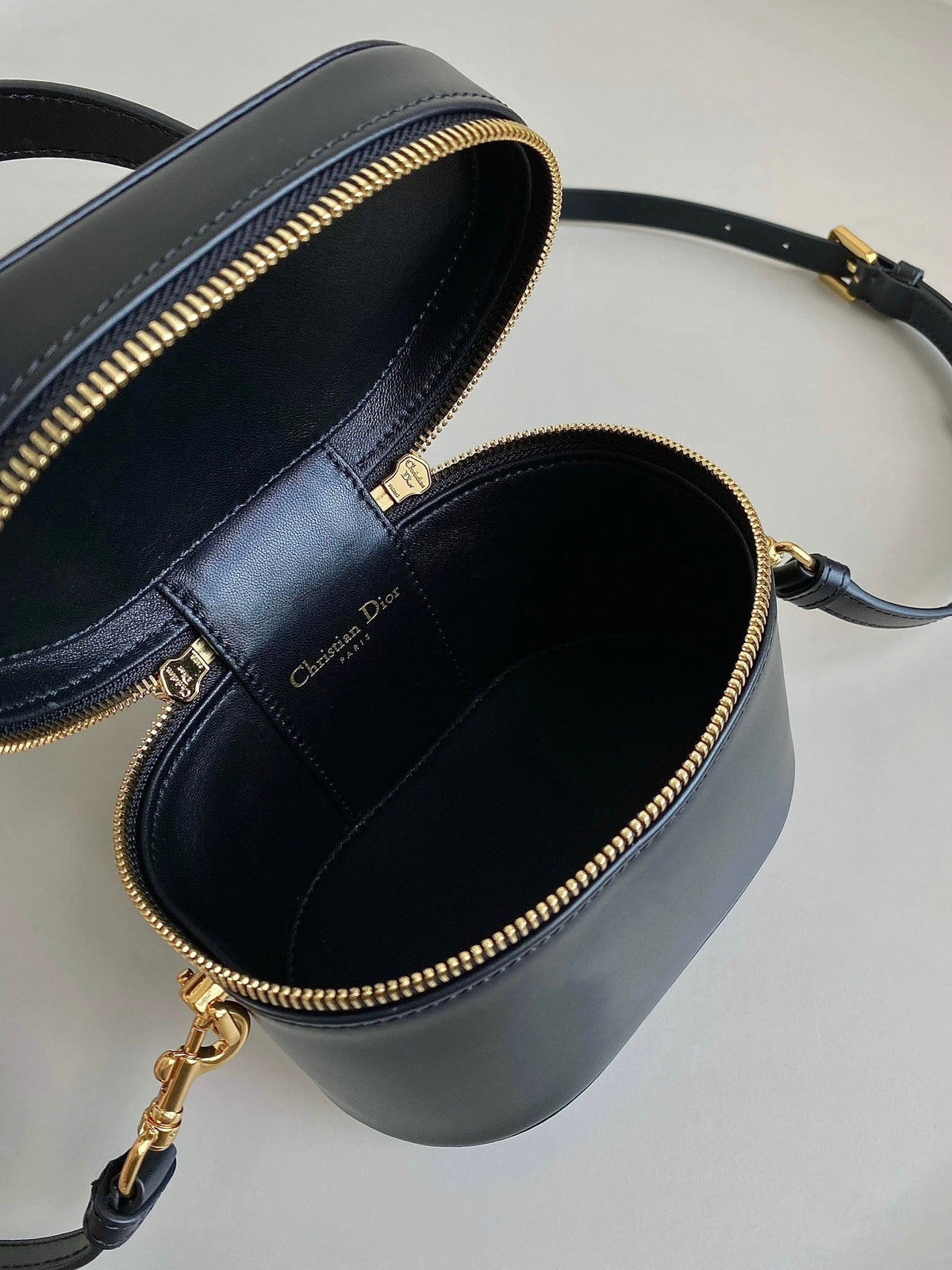 Dior Signature Vanity 16 in Black Lambskin Bag