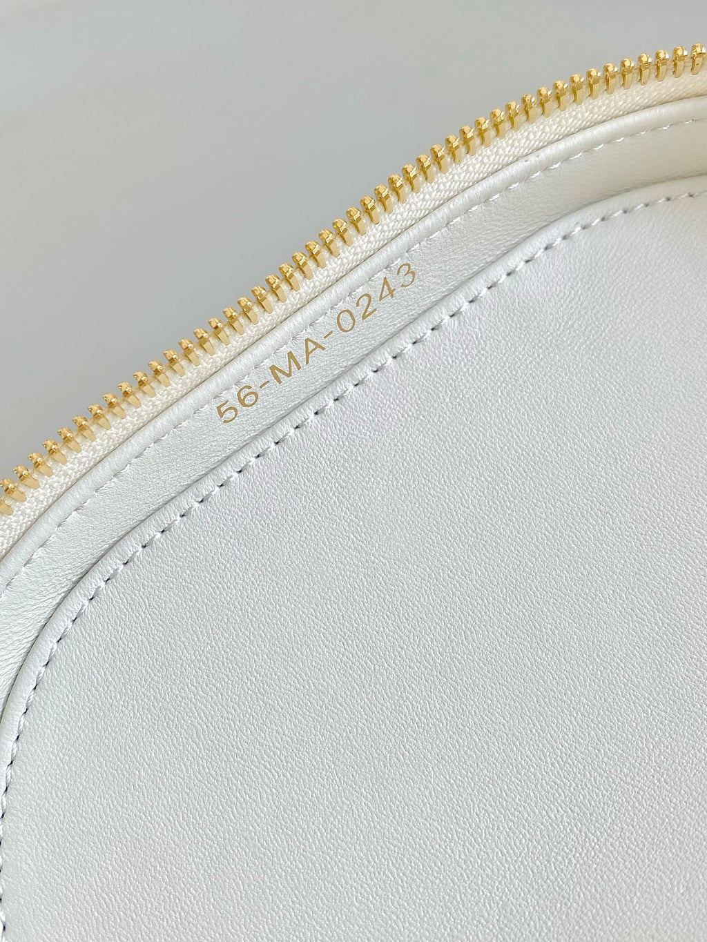 Dior Signature Vanity 16 in White Lambskin Bag
