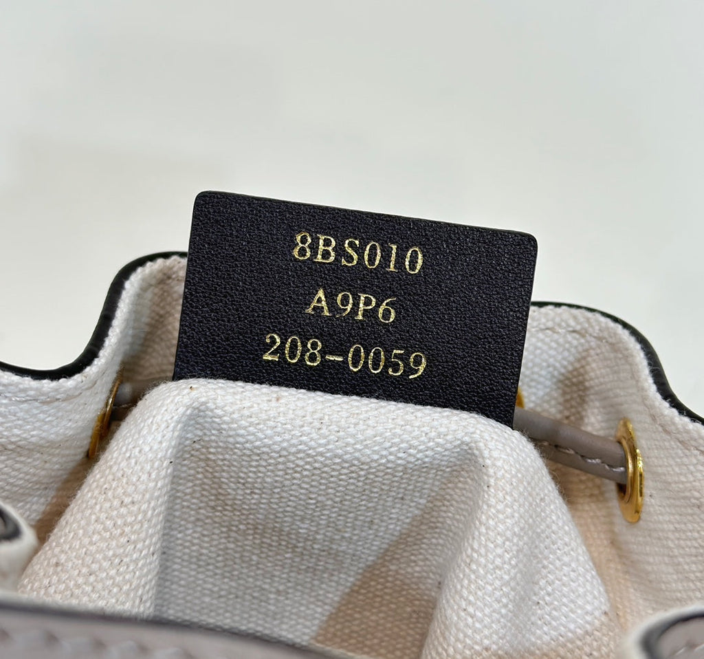 Fendi Mon Tresor 18 with Ff Motif in Multicolor Jacquard Fabric Bag