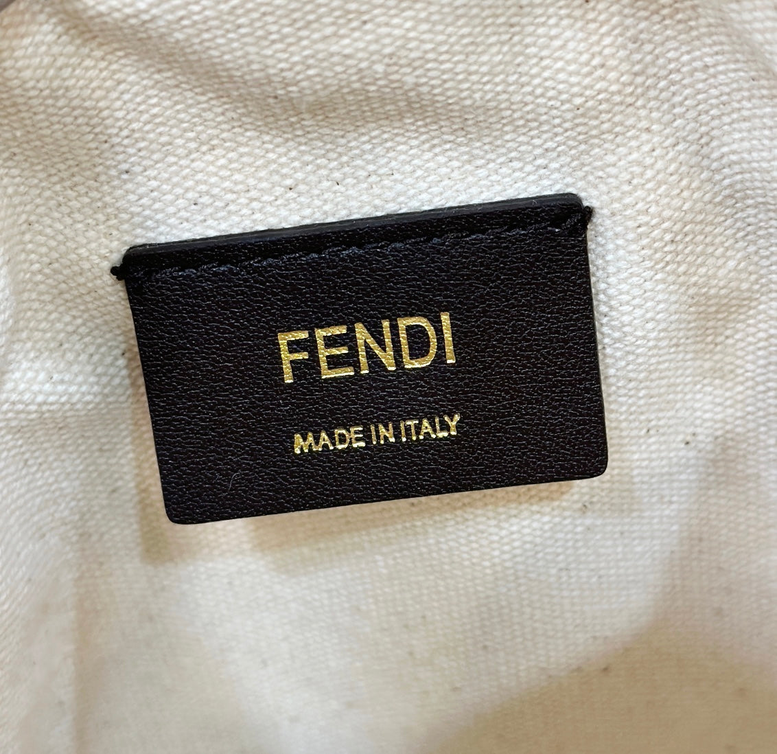 Fendi Mon Tresor 18 with Ff Motif in Multicolor Jacquard Fabric Bag