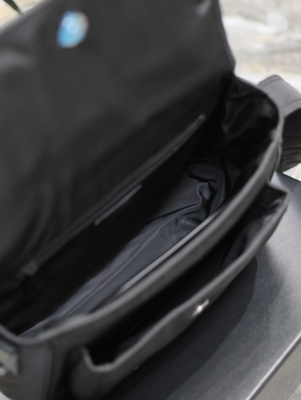 Saint Laurent Niki Medium 28 in Black Nylon Bag