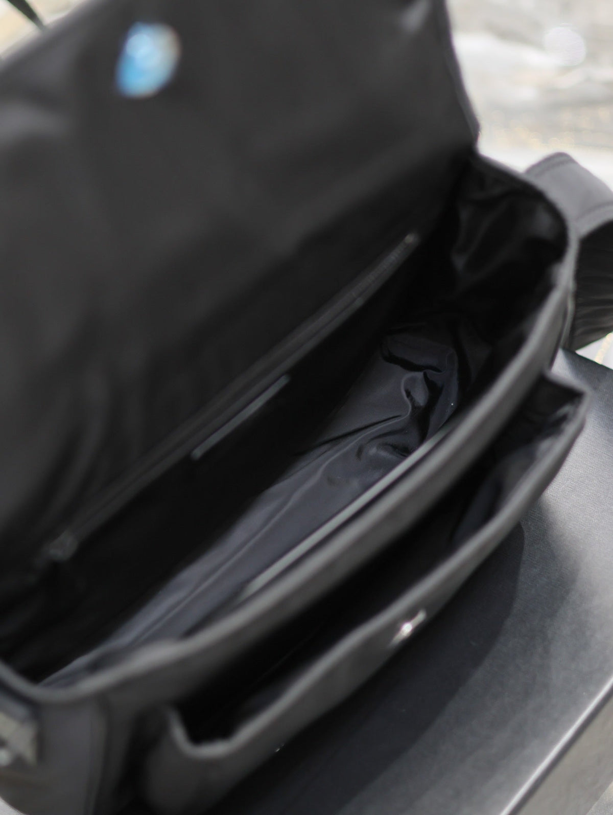 Saint Laurent Niki Medium 28 in Black Nylon Bag