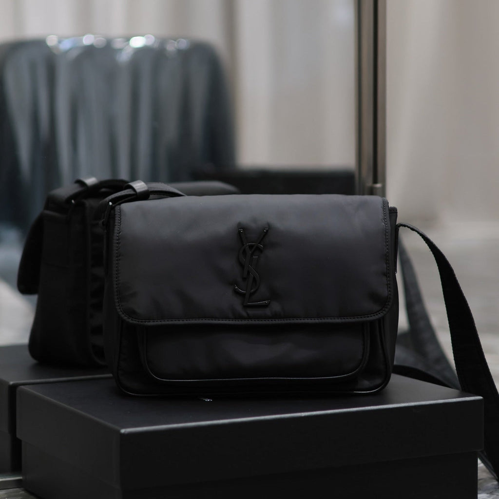 Saint Laurent Niki Medium 28 in Black Nylon Bag