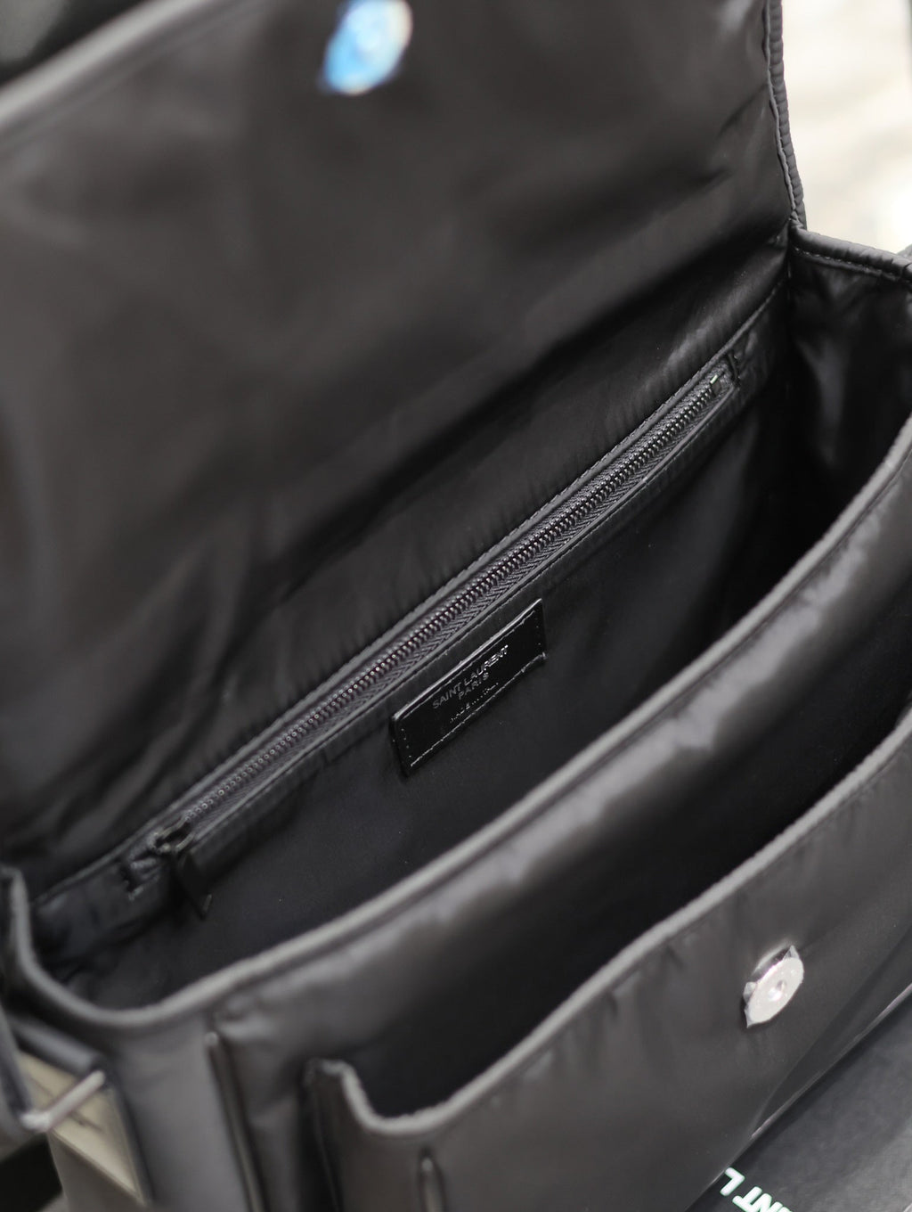 Saint Laurent Niki Medium 28 in Black Nylon Bag