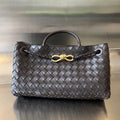 Bottega Veneta Small Andiamo 29 in Dark Brown Lambskin Bag