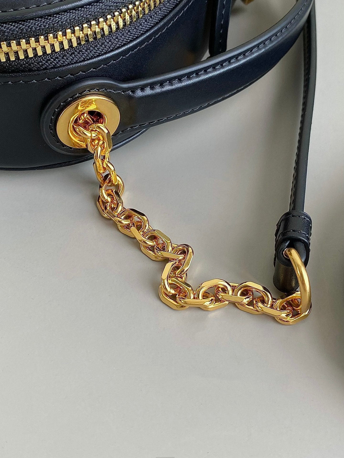 Dior Signature 18 Oval Bag in Black Calfskin