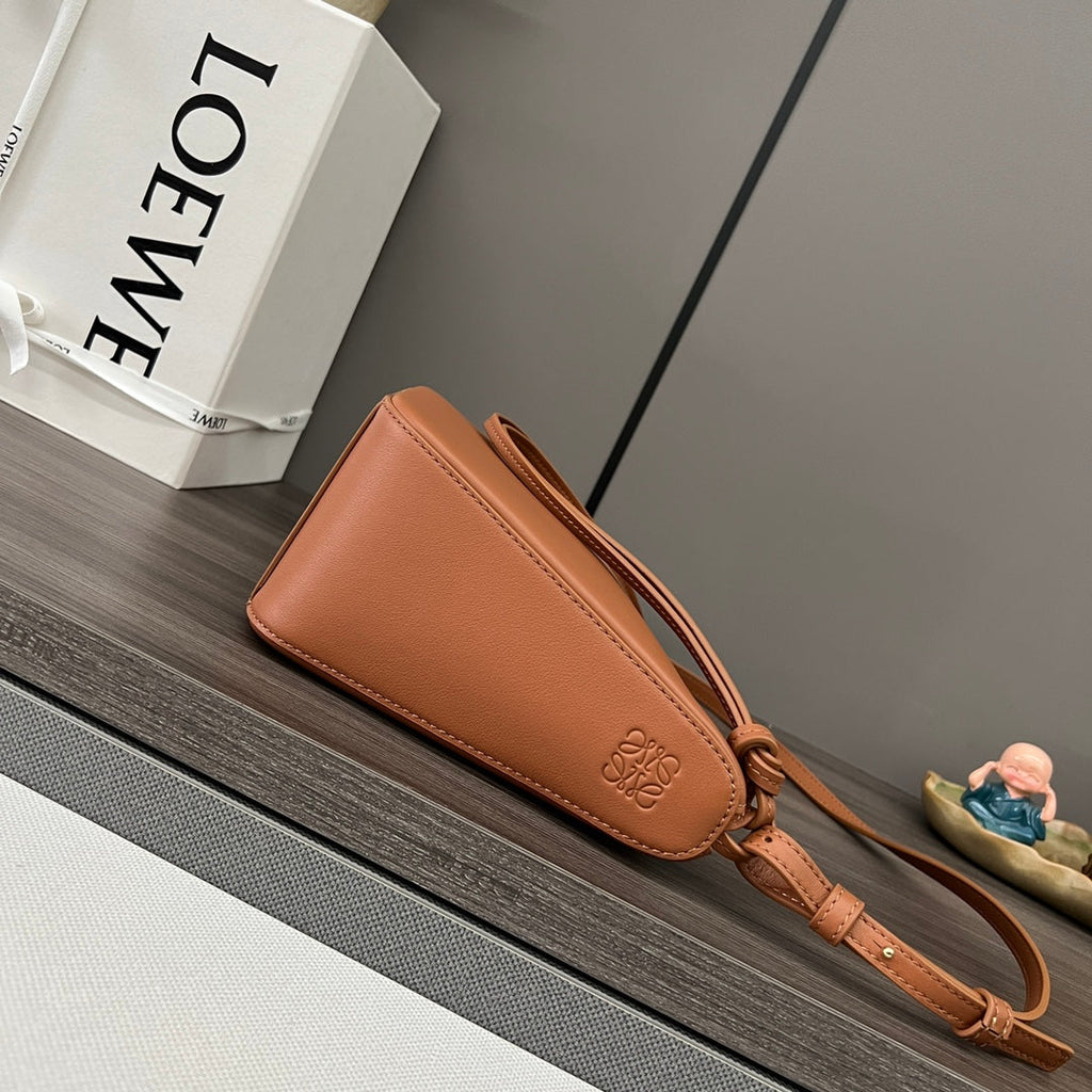 Loewe Luna Hobo 28 Bag in Warm Desert Calfskin