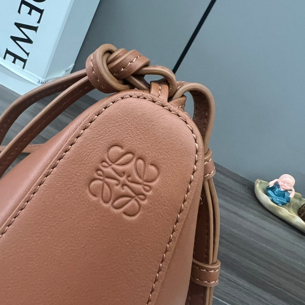 Loewe Luna Hobo 28 Bag in Warm Desert Calfskin