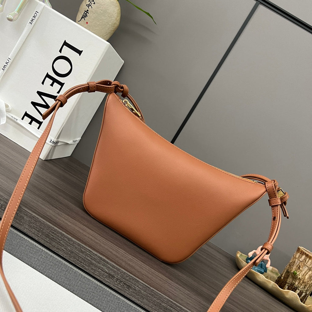 Loewe Luna Hobo 28 Bag in Warm Desert Calfskin
