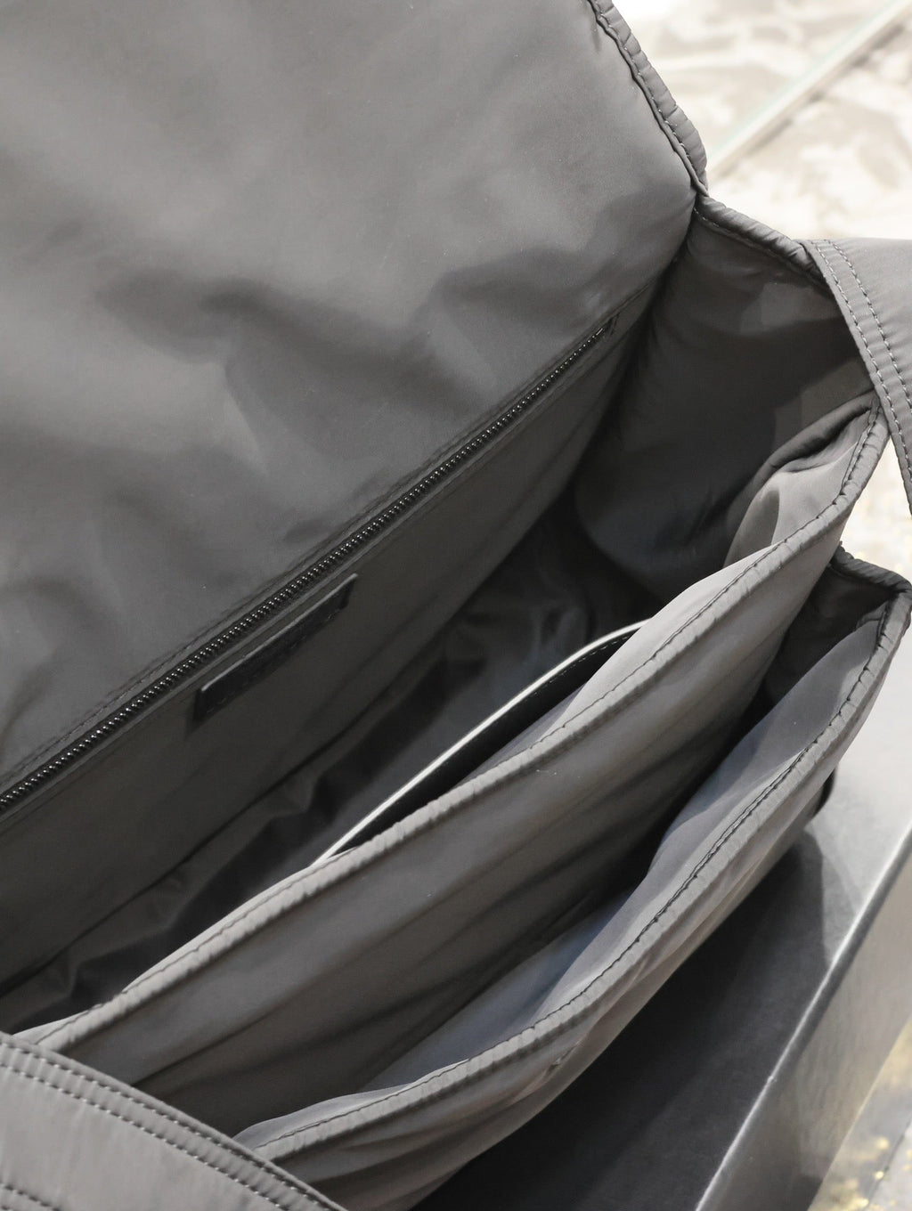 Saint Laurent Niki Large 32 in Black Nylon Bag