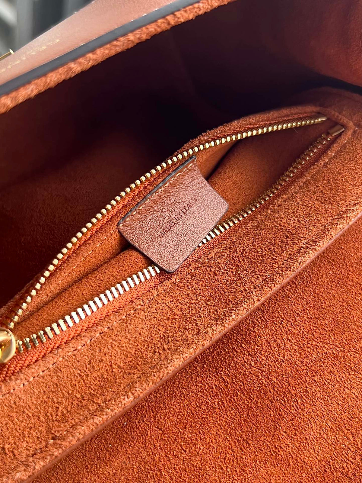 Celine Soft 18 Cinnamon Brown Calfskin Bag