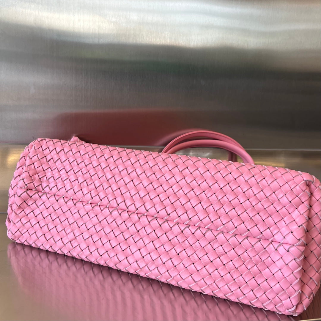 Bottega Veneta Large Cabat 51 in Flamingo Pink Lambskin Bag