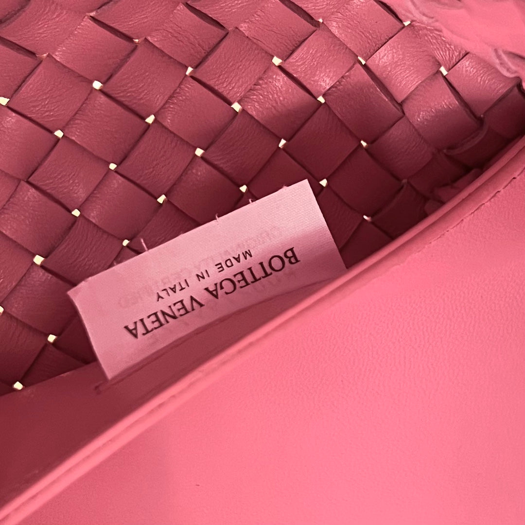 Bottega Veneta Large Cabat 51 in Flamingo Pink Lambskin Bag