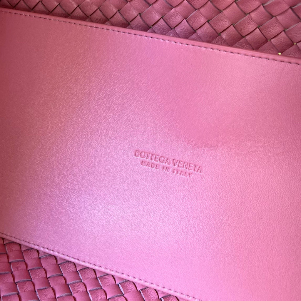 Bottega Veneta Large Cabat 51 in Flamingo Pink Lambskin Bag