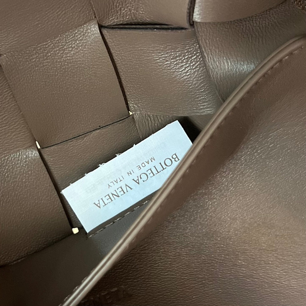 Bottega Veneta Small 22 Cassette in Camel Brown Lambskin Bag