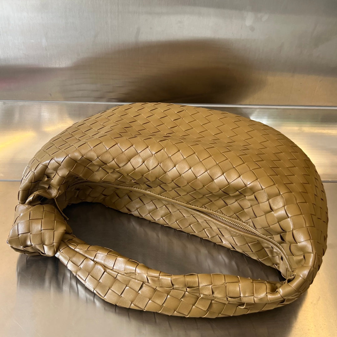 Bottega Veneta Small Jodie 48 Caramel Brown Calfskin Bag
