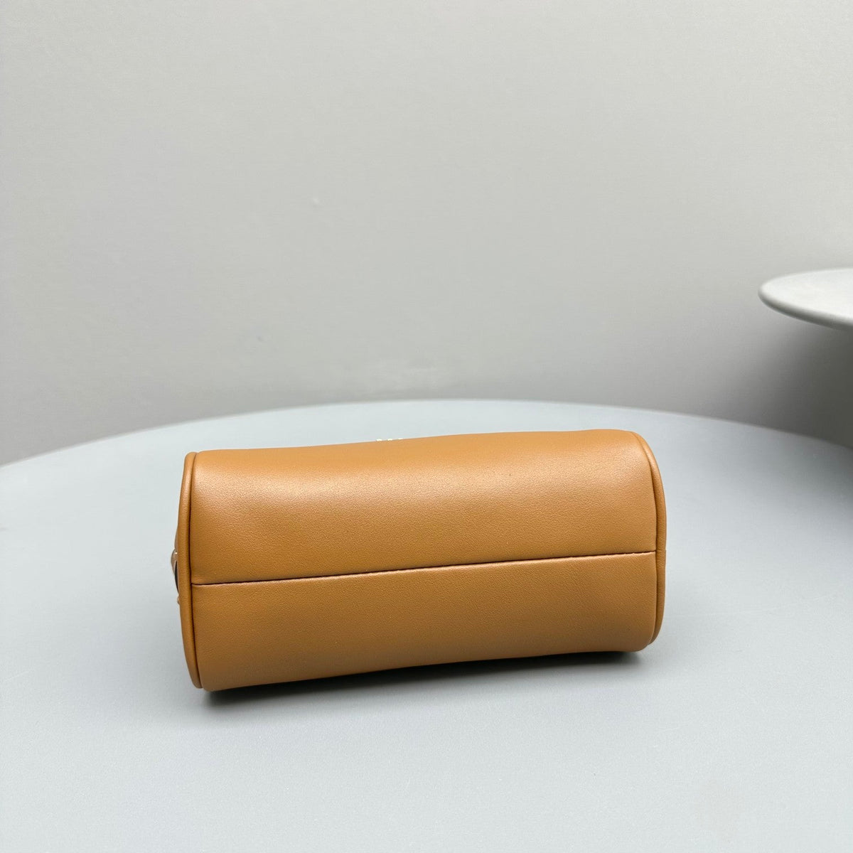 Top-Handle 18 Bag in Caramel Brown Calfskin