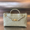 Bottega Veneta Small Andiamo 29 in Ecru Beige Lambskin Bag