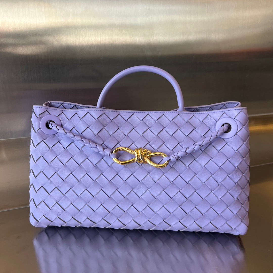 Bottega Veneta Small Andiamo 29 in Light Purple Lambskin Bag